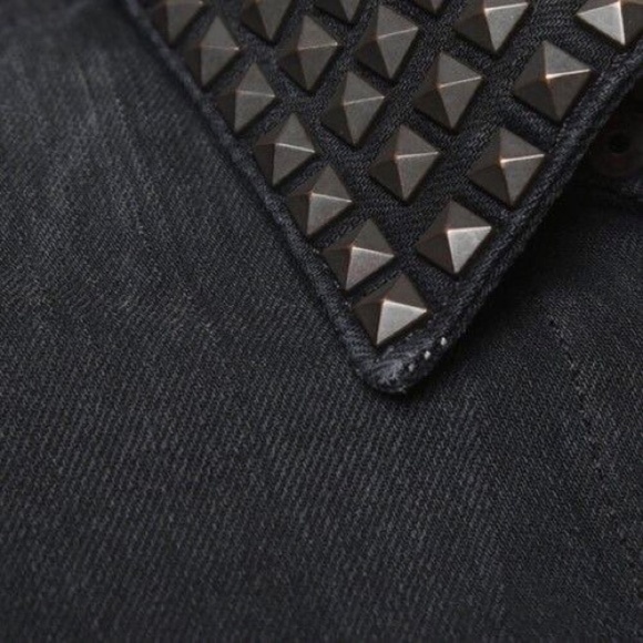 Current Elliott Snap Jacket Studs Midnight Small - Picture 4 of 7